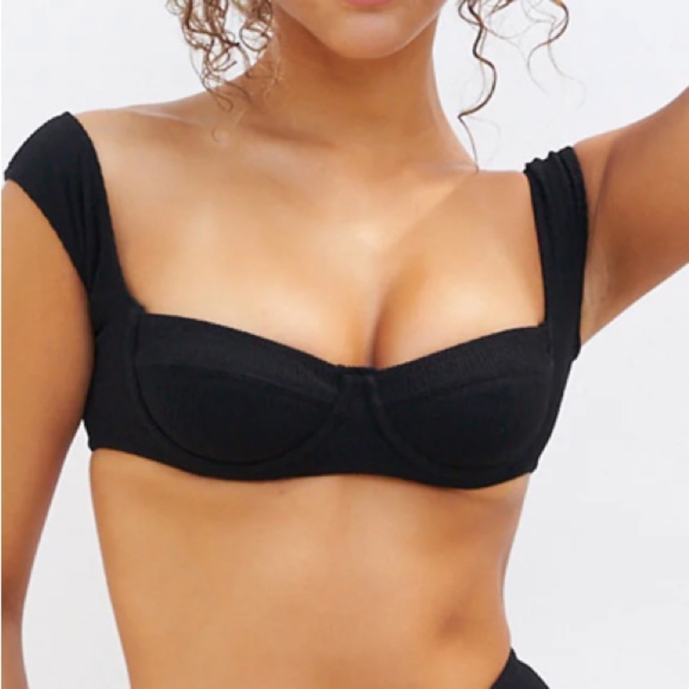 Tropic of C South Pacific Top in Black Texture